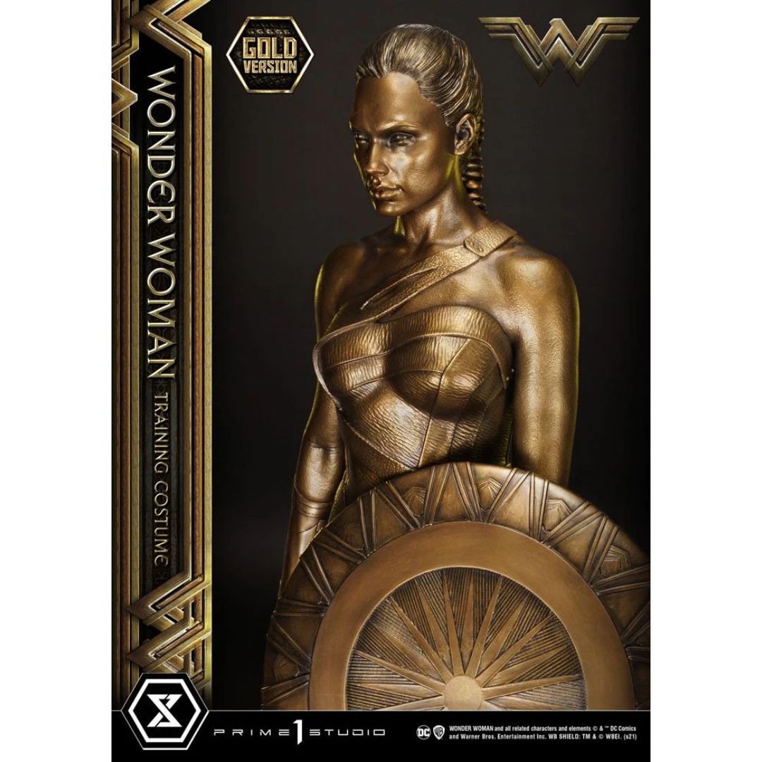 Wonder Woman (Film) Wonder Woman Training Costume Gold Version Statue By Prime1 Studios -Prime 1 Studio - India - www.superherotoystore.com