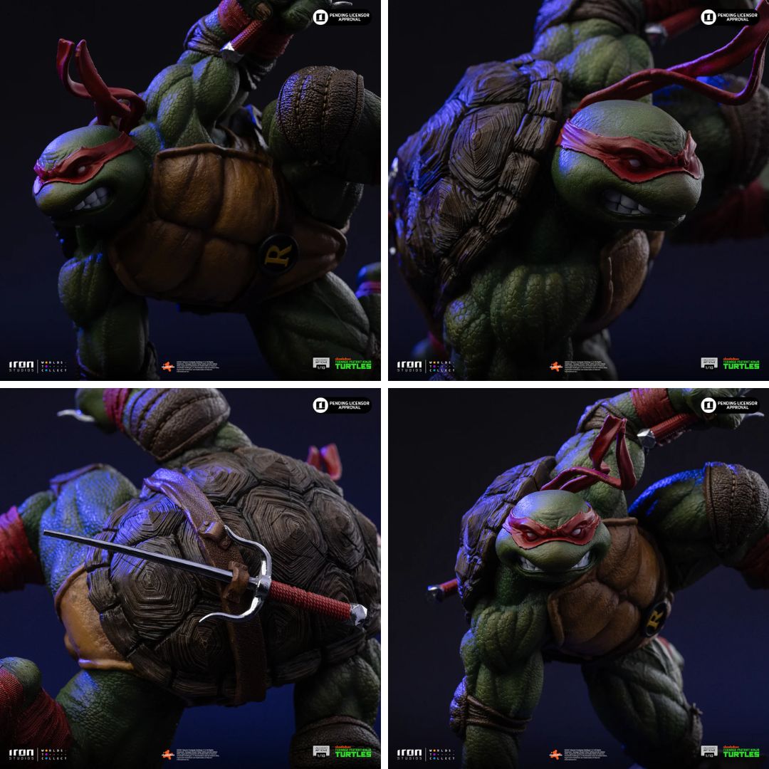 Teenage Mutant Ninja Turtles Raphael  Unleashed Statue By Iron Studios
