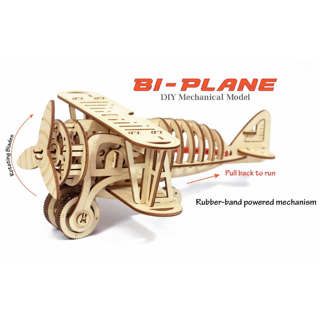 Bi-Plane - DIY Mechanical Model (Prime Series) -Funvention - India - www.superherotoystore.com