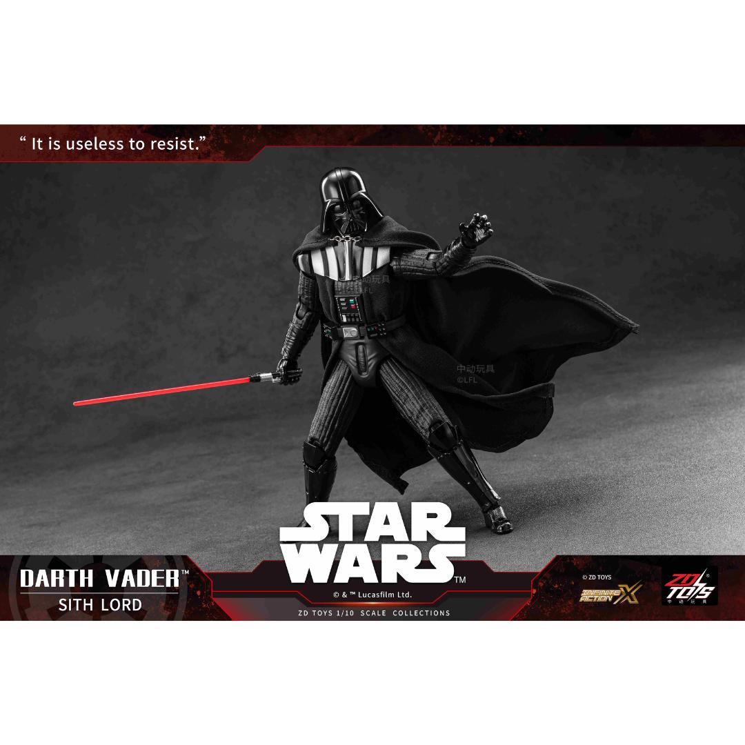 ZD Toys Star Wars Darth Vader (Sith Lord) 1/10 Scale Action Figure – Galactic Empire Collectible