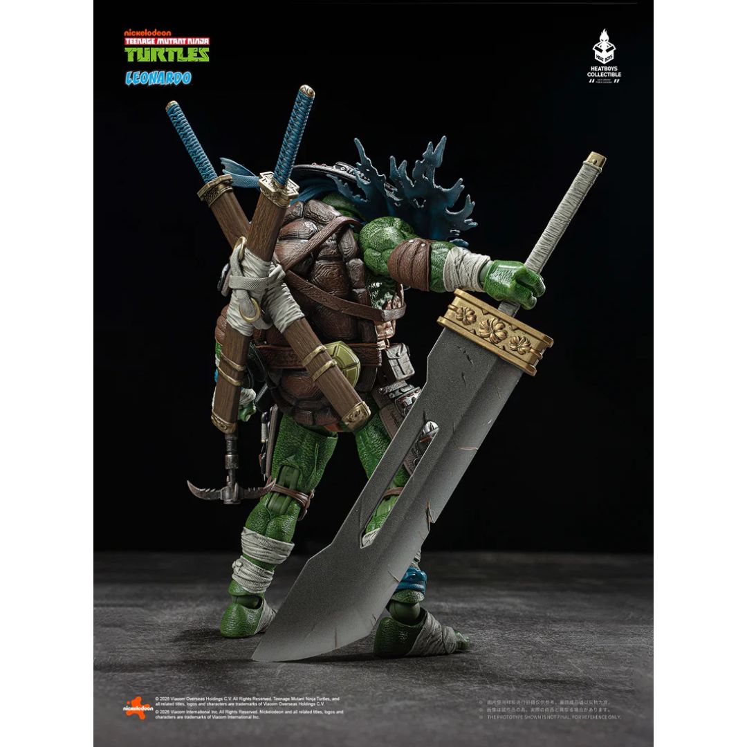 Teenage Mutant Ninja Turtles Leonardo Action Figure Deluxe Version By Heatboys