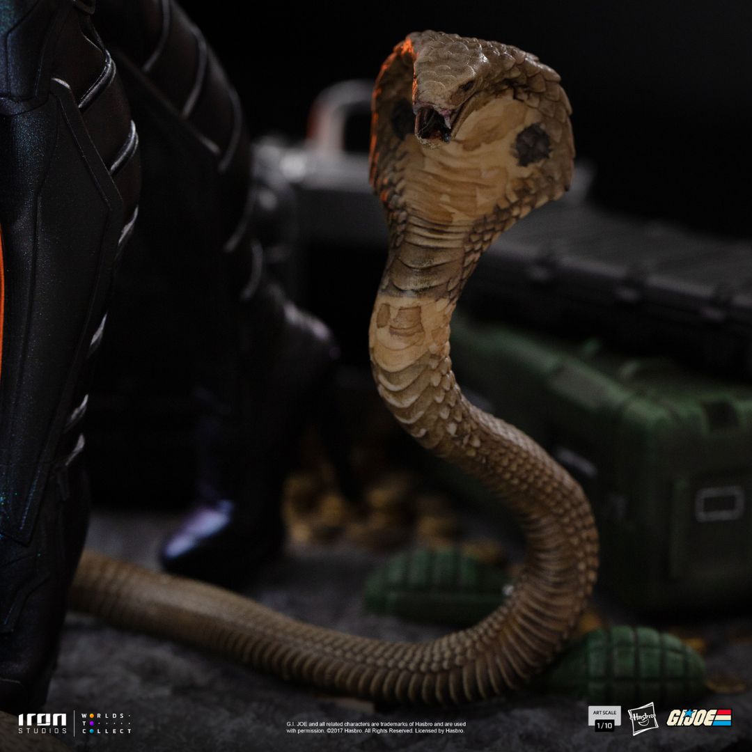 GIJOE Baroness Art Statue By Iron Studios