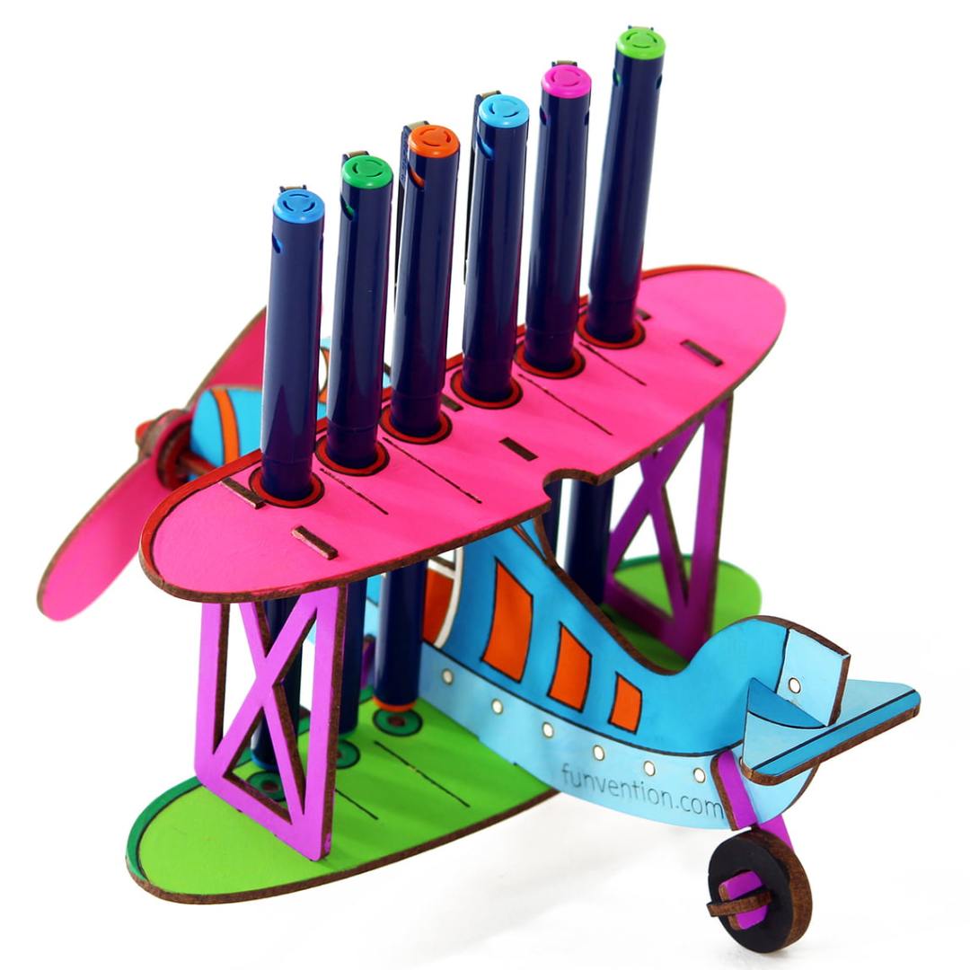 3D Coloring Model - Bi-Plane -Funvention - India - www.superherotoystore.com