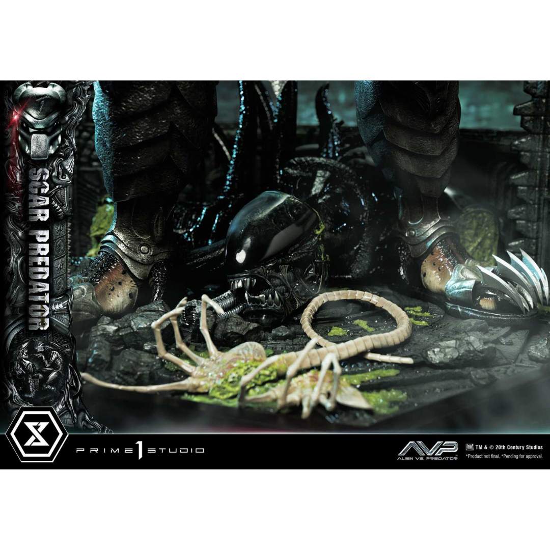 Alien vs.Predator Scar Predator Figure by Prime1 Studios -Prime 1 Studio - India - www.superherotoystore.com