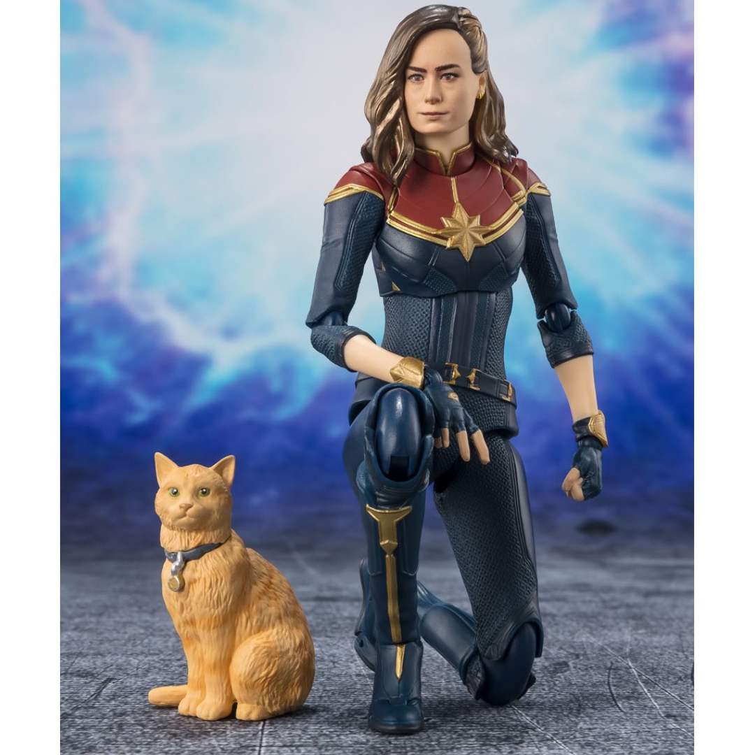 The Marvels - Captain Marvel S.H.Figuarts Figure by Bandai -Tamashii Nations - India - www.superherotoystore.com