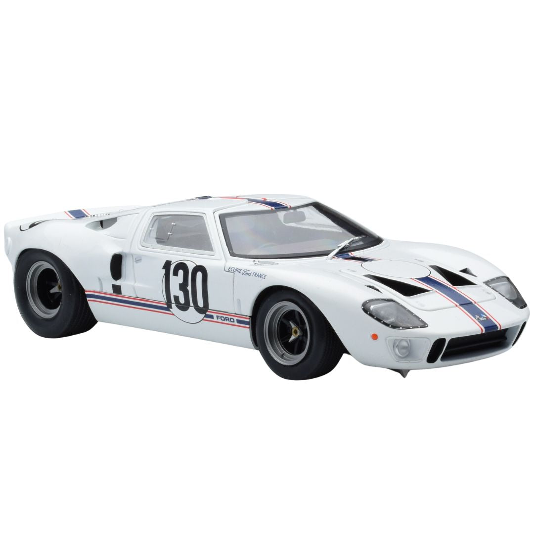 1967 White Ford GT40 Mk1 1:18 Scale Die-Cast Car by Solido -Solido - India - www.superherotoystore.com