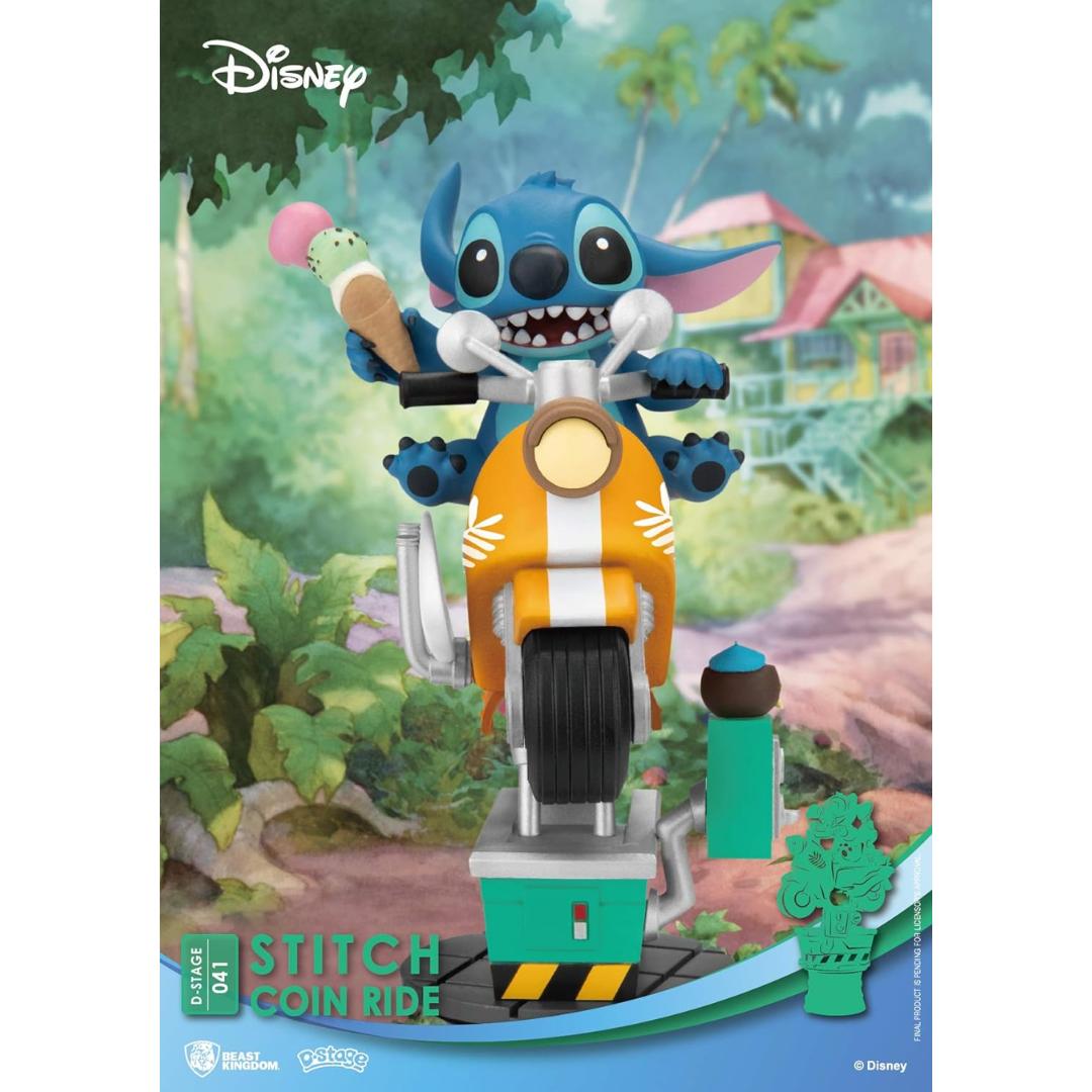 Lilo & Stitch Coin Ride DS-041 D-Stage 6-Inch Statue by Beast Kingdom -Beast Kingdom - India - www.superherotoystore.com