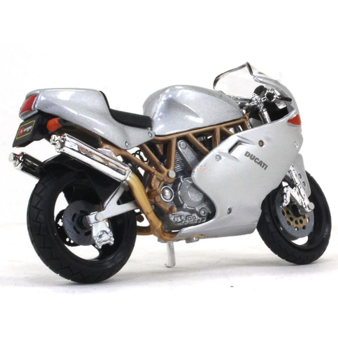 Silver DUCATI SUPERSPORT 900FE 1:18 Scale Die-Cast Model Bike by Bburago -Bburago - India - www.superherotoystore.com