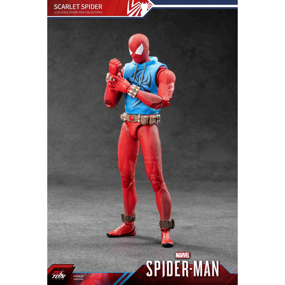 Spider-Man Scarlet Spider Action Figure By Zd Toys