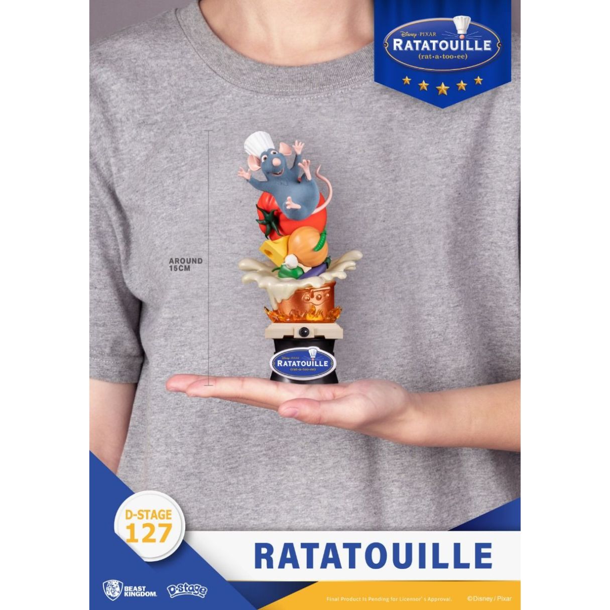 Diorama Stage-127-Ratatouille Statue by Beast Kingdom -Beast Kingdom - India - www.superherotoystore.com