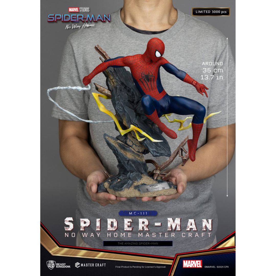 Spider-Man: No Way Home The Amazing Spider-Man Mc-111 Master Craft Statue By Beast Kingdom -Beast Kingdom - India - www.superherotoystore.com