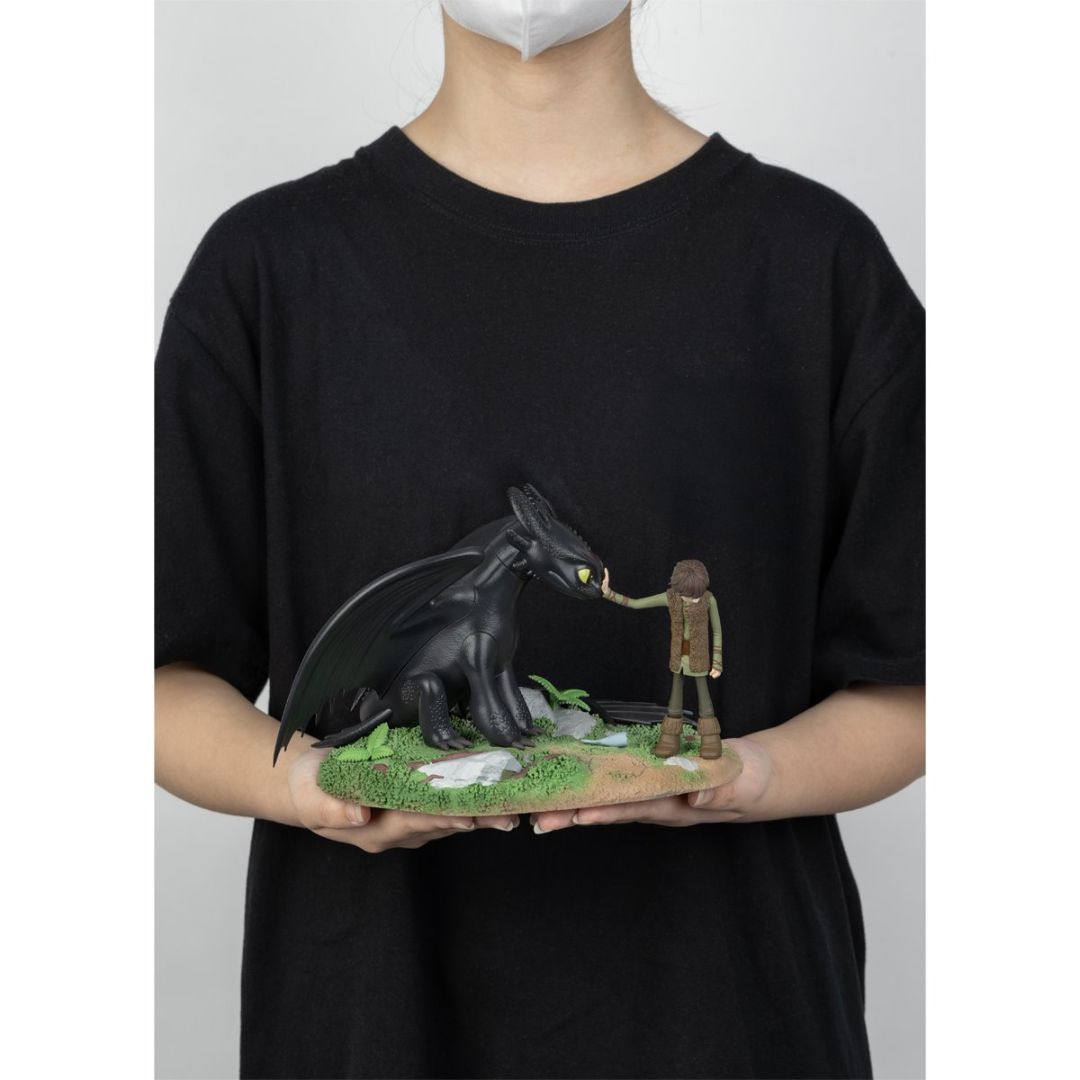 How To Train Your Dragon Toothless And Hiccup D-Stage Statue By Beast Kingdom -Beast Kingdom - India - www.superherotoystore.com