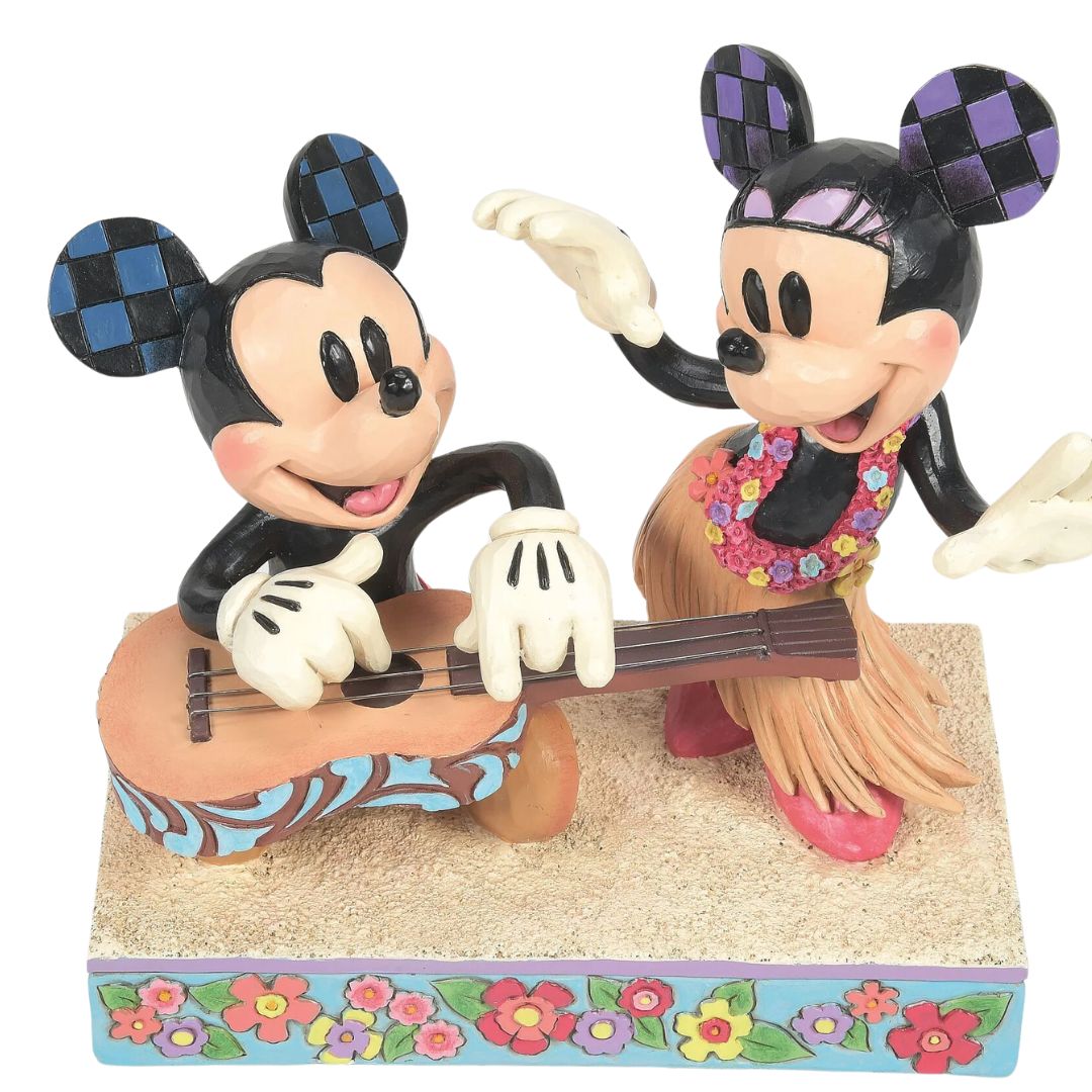 Mickey And Minnie in Hawaii Statue by Enesco -Enesco - India - www.superherotoystore.com