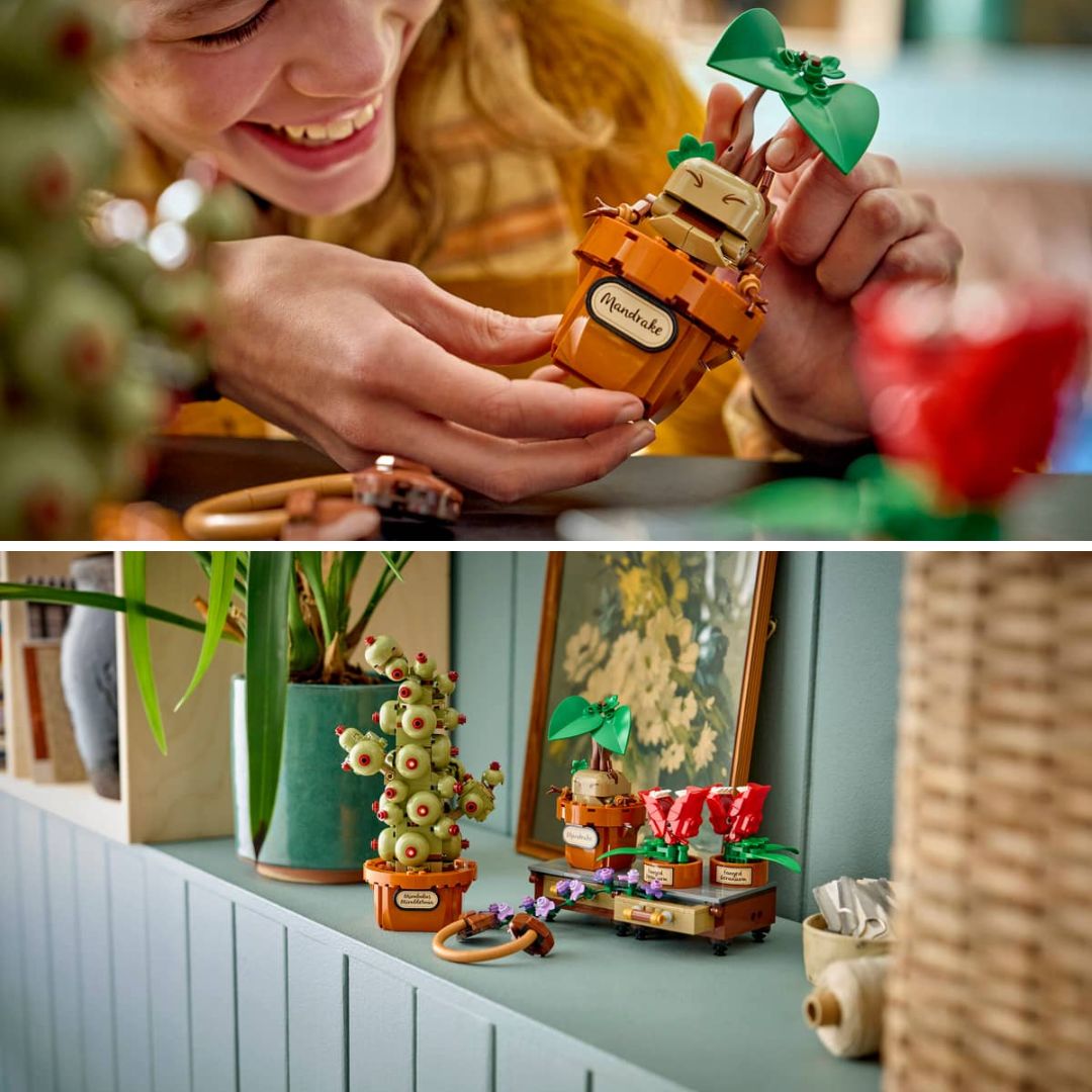 Harry Potter Hogwarts Herbology Plants By Lego