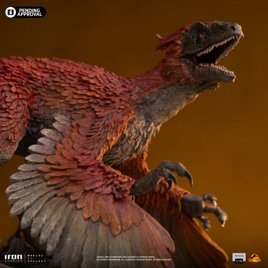 Pyroraptor Statue By Iron Studios -Iron Studios - India - www.superherotoystore.com