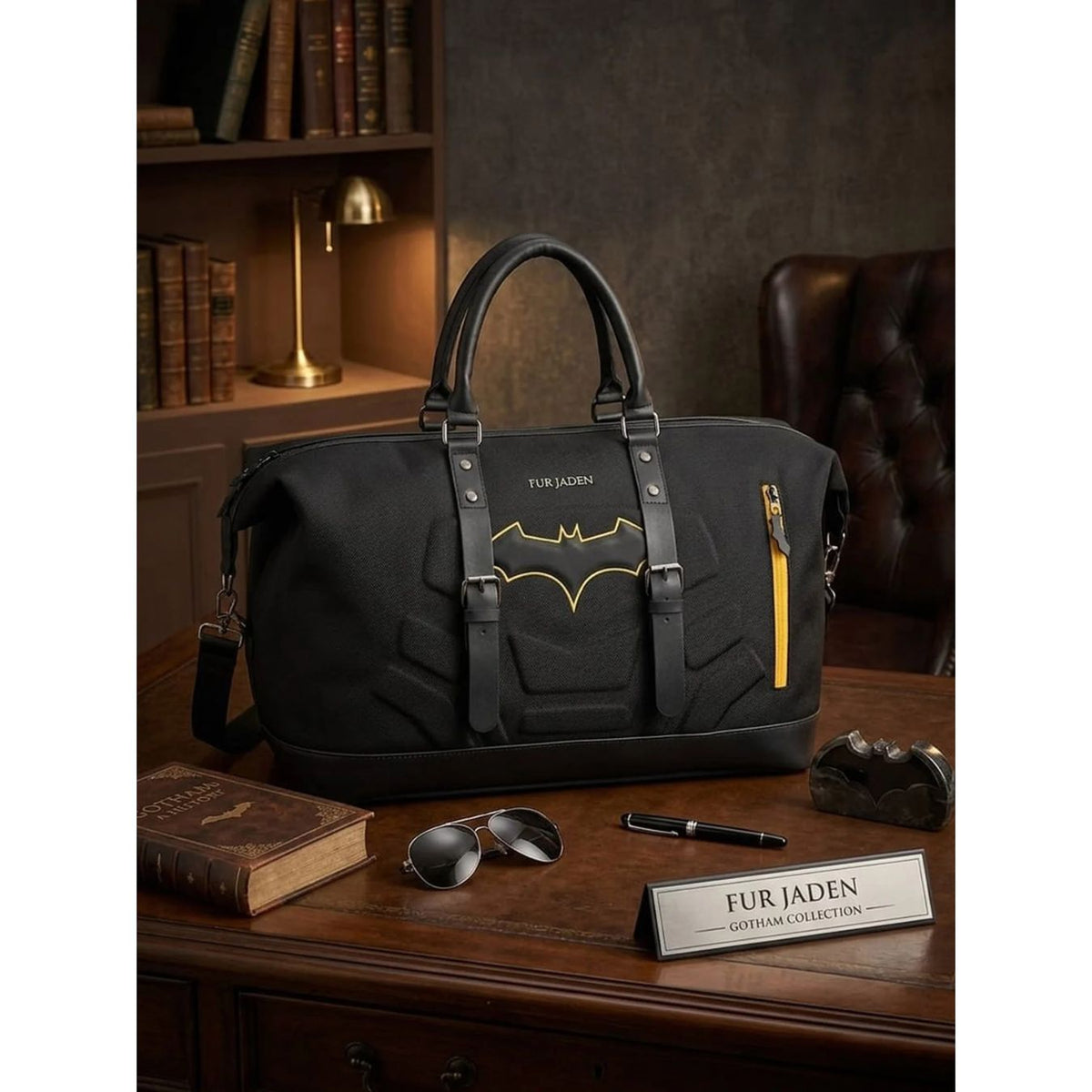 The Caped Crusader Duffle By Fur Jaden