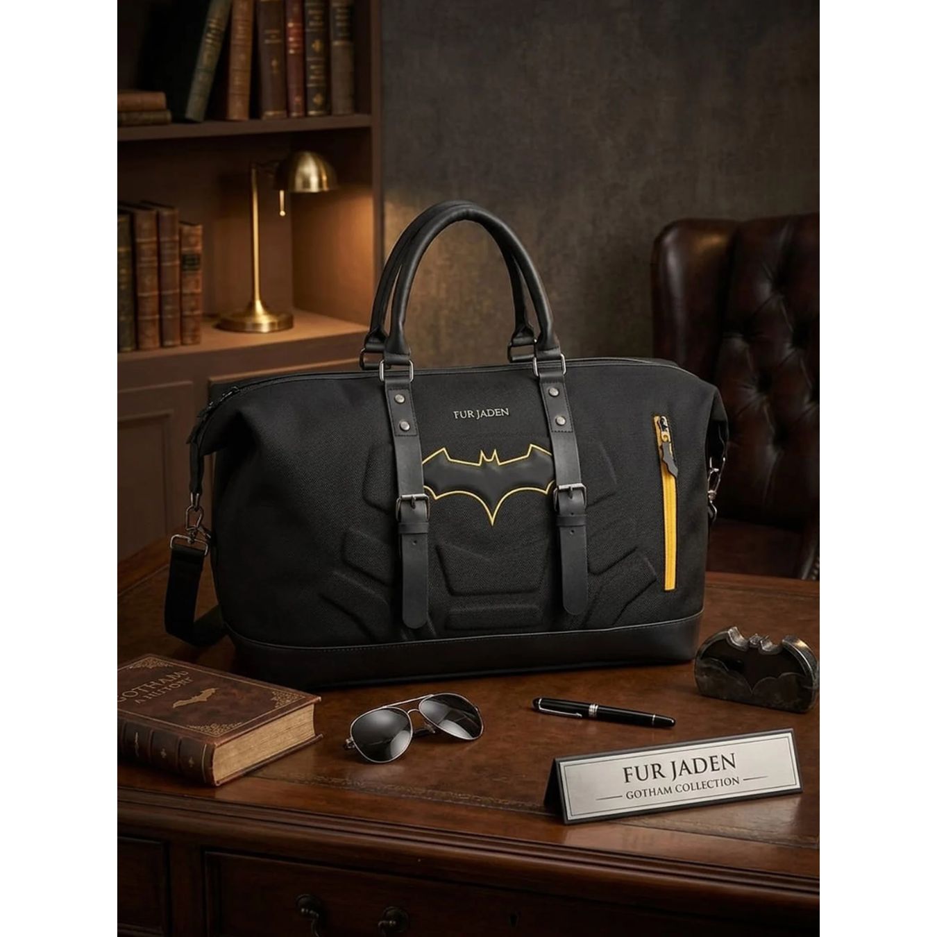 The Caped Crusader Duffle By Fur Jaden