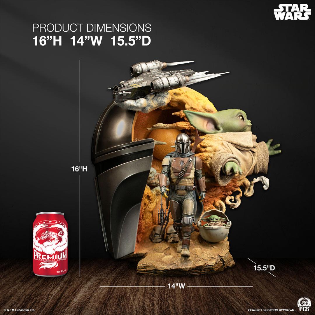 The Mandalorian Fine Art Statue By Pcs Collectibles -PCS Collectibles - India - www.superherotoystore.com