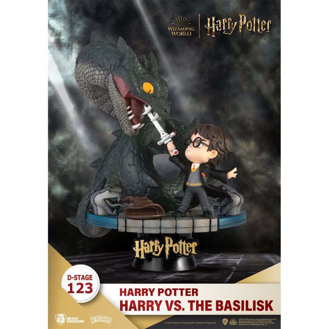 Harry vs. the Basilisk Reissue Statue by Beast Kingdom -Beast Kingdom - India - www.superherotoystore.com