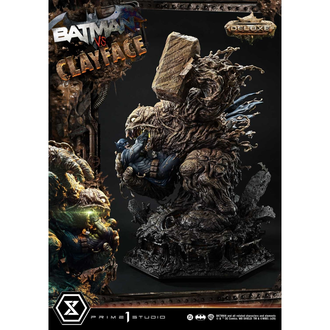 Batman (Comics) Batman Vs Clayface Deluxe Statue By Prime1 Studios -Prime 1 Studio - India - www.superherotoystore.com