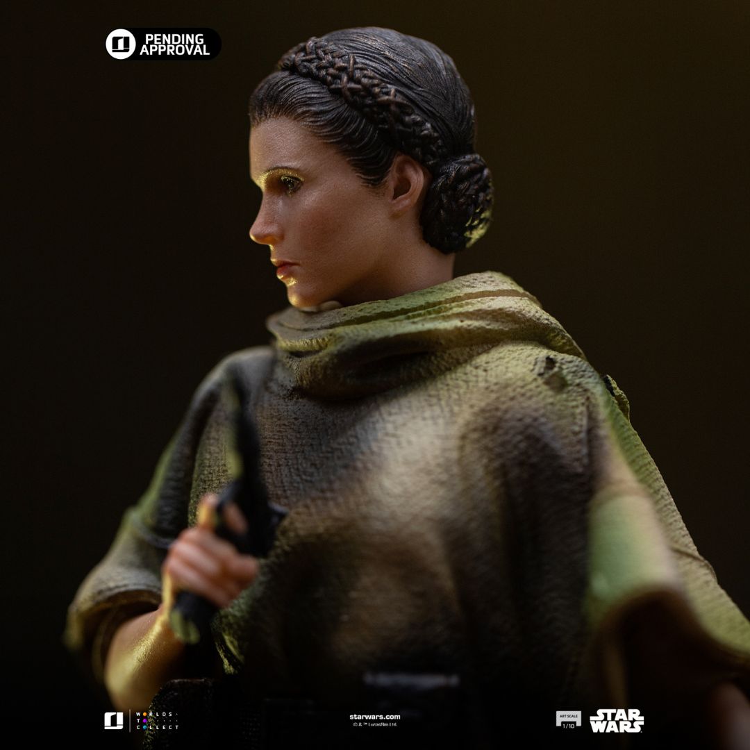 Star Wars: Episode Vi – Return Of The Jedi Leia And Wicket Art Statue By Iron Studios -Iron Studios - India - www.superherotoystore.com