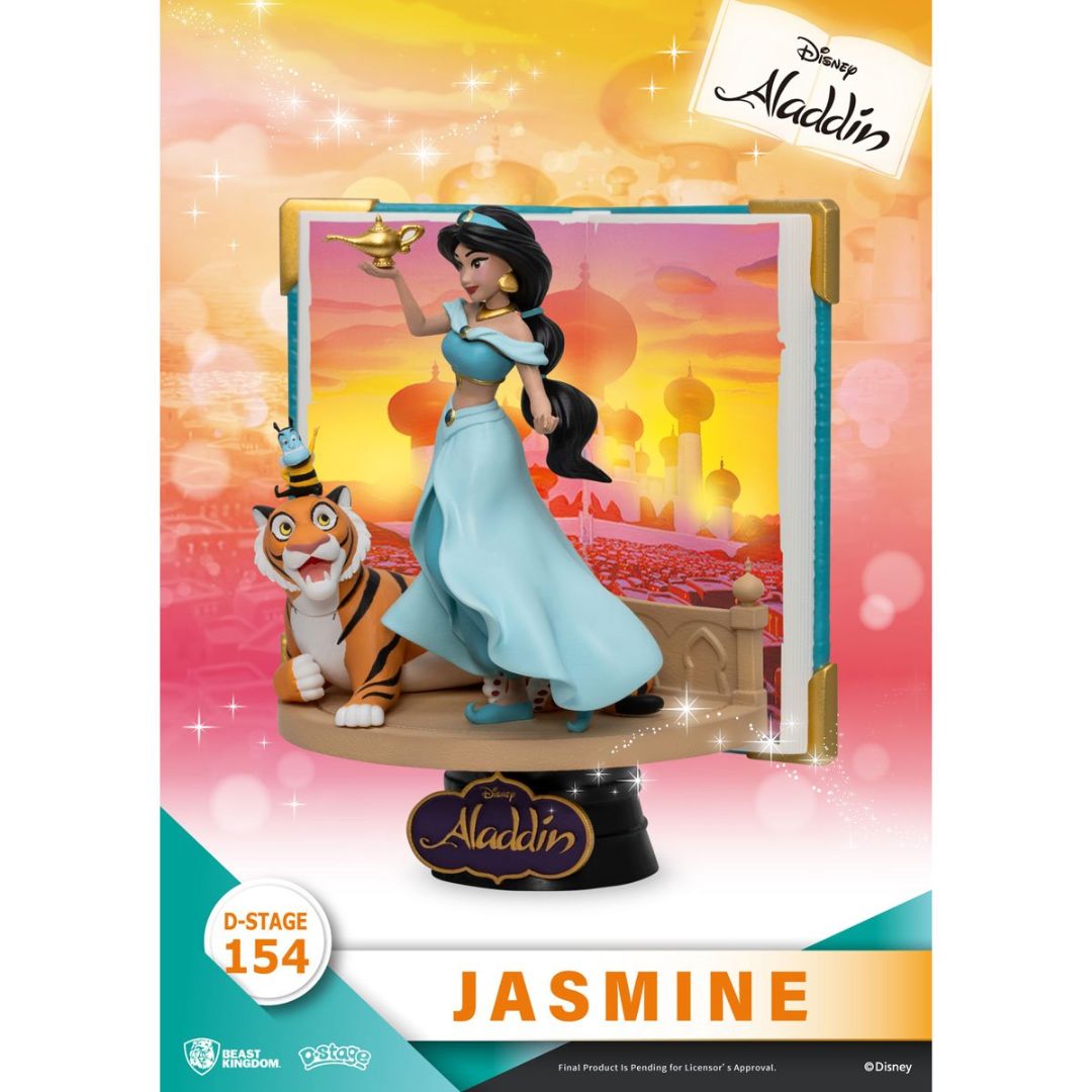 Aladdin Disney Story Book Series Jasmine D-Stage Statue by Beast Kingdom -Beast Kingdom - India - www.superherotoystore.com