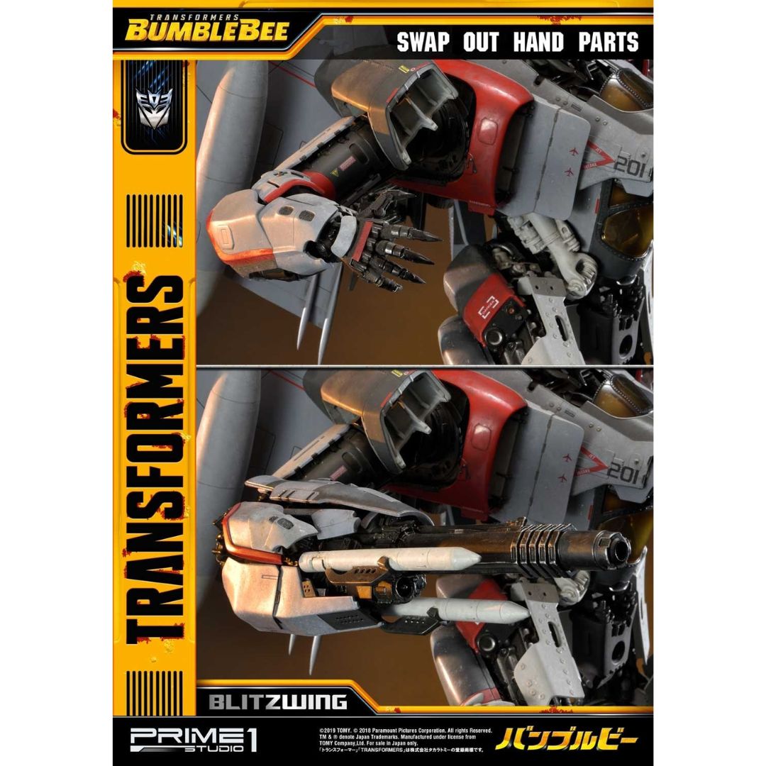 Transformers: Bumblebee (Film) Blitzwing Statue By Prime1 Studios -Prime 1 Studio - India - www.superherotoystore.com