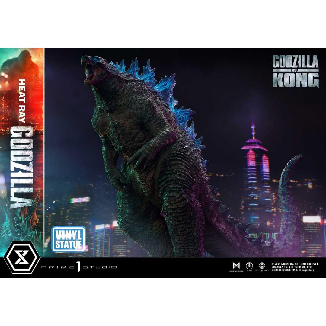 Godzilla Vs Kong Heat Ray Godzilla Vinyl Statue By Prime 1 Studios -Prime 1 Studio - India - www.superherotoystore.com