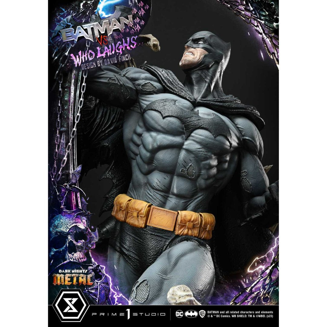 Dark Nights: Metal (Comics) Batman versus Batman Who Laughs statue (Design by David Finch) by Prime1 Studios -Prime 1 Studio - India - www.superherotoystore.com