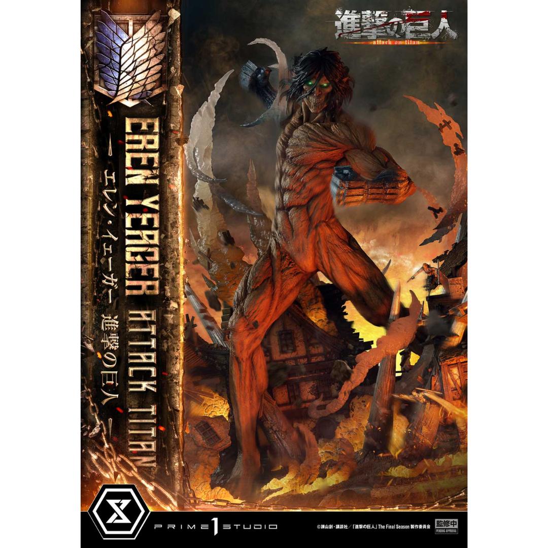 Tv Animation Attack On Titan Eren Yeager Statue By Prime1 Studios -Prime 1 Studio - India - www.superherotoystore.com