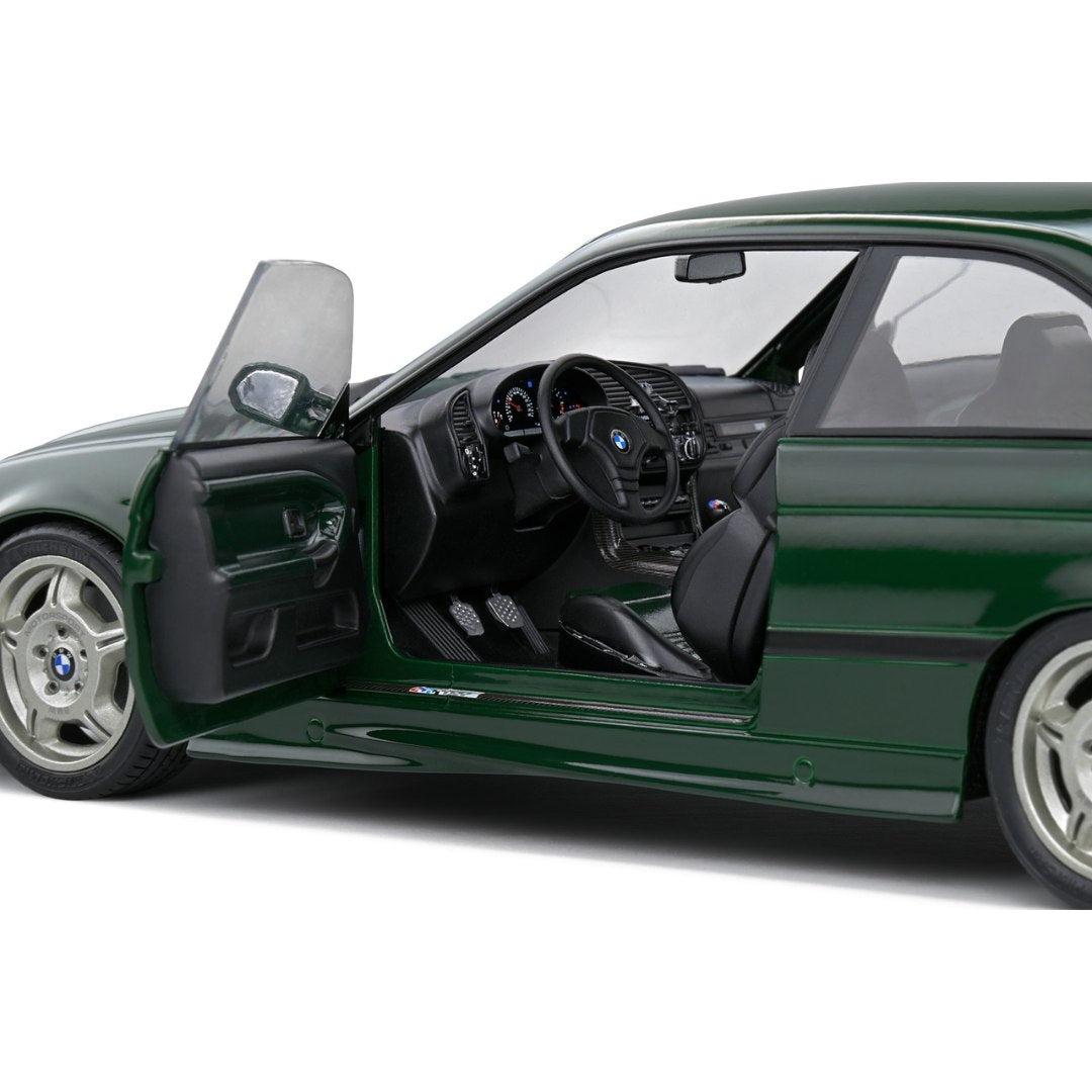 Green BMW M3 E36 COUPE GT 1:18 Scale die-cast car by Solido -Solido - India - www.superherotoystore.com