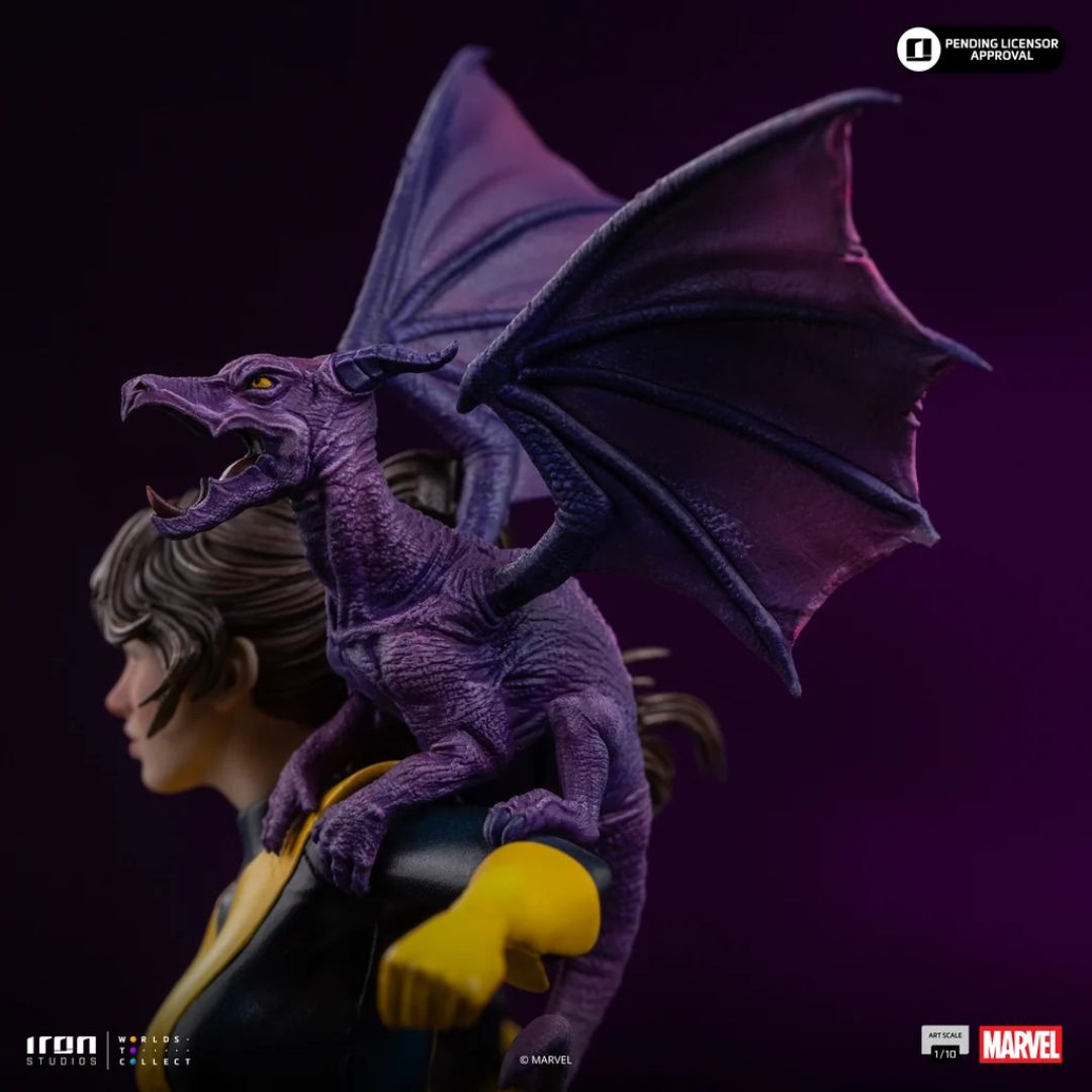 Kitty Pride & Lockheed - X-Men Comics - BDS Art Scale 1/10 Statue By Iron Studios