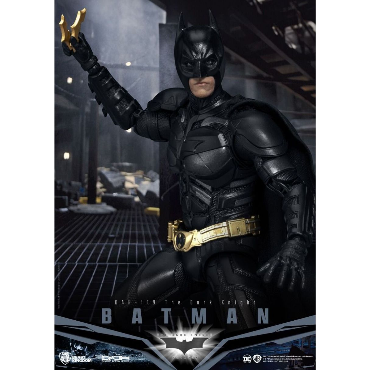 DAH-119 Batman action Figure (The Dark Knight) by Beast Kingdom -Beast Kingdom - India - www.superherotoystore.com