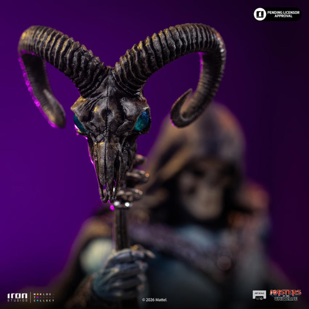 Masters Of The Universe Movie Skeletor Statue By Iron Studios