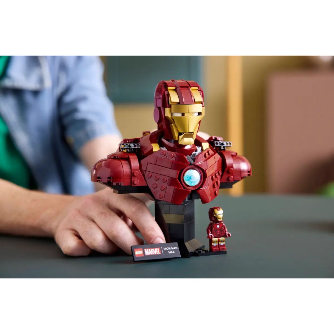 Iron Man Mk4 Bust By Lego -Lego - India - www.superherotoystore.com