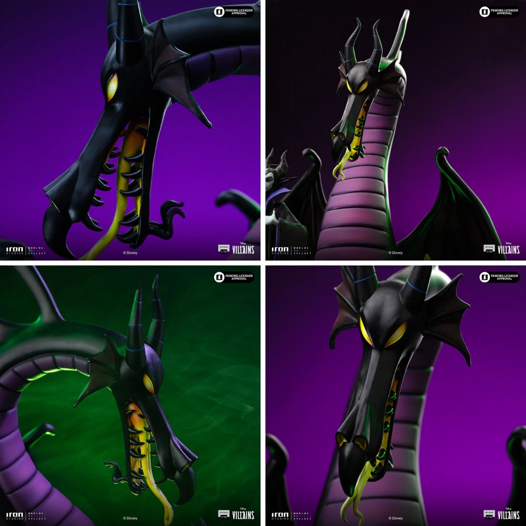 Disney'S Villians Maleficent Statue By Iron Studios