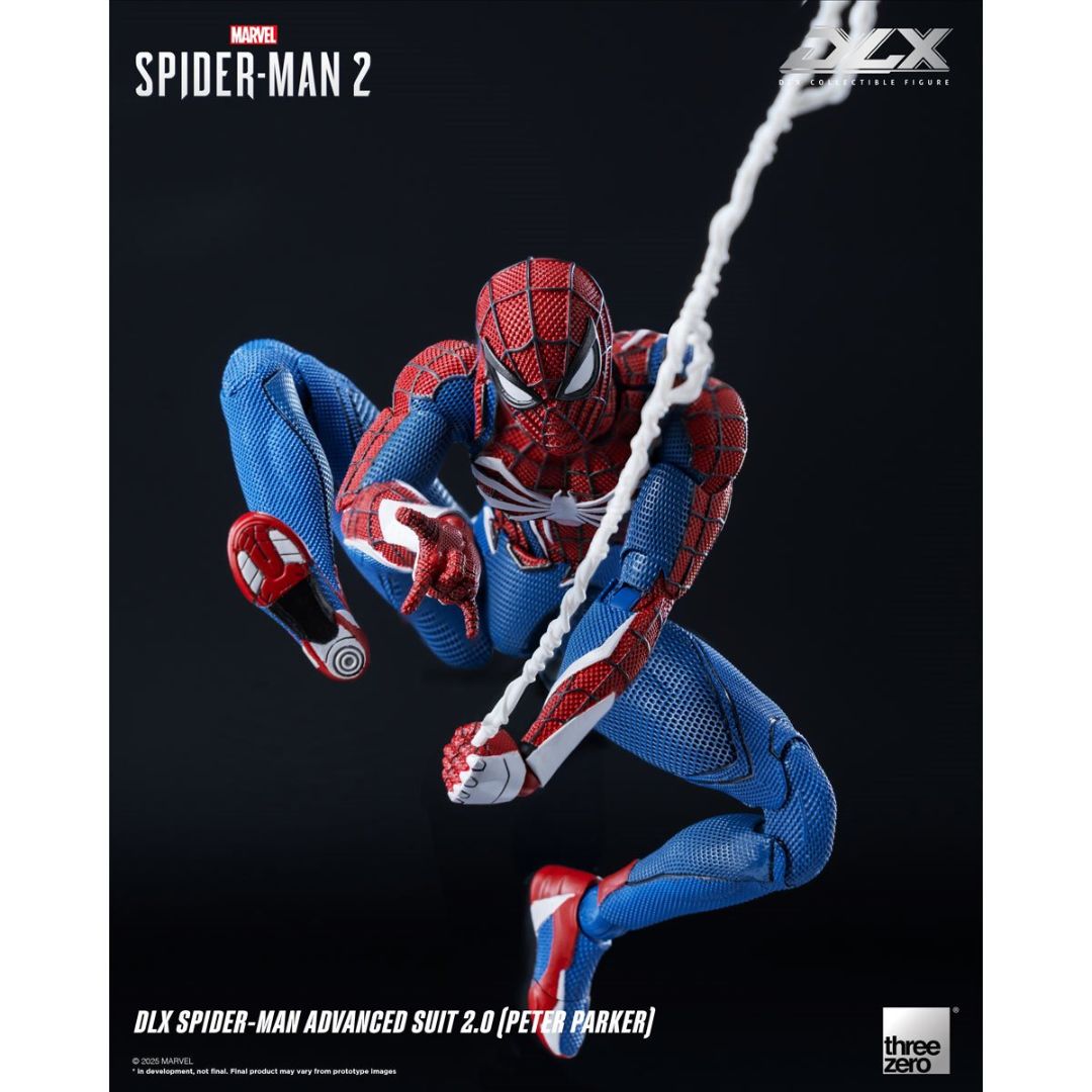 Marvel'S Spider-Man 2: Spider-Man Advanced Suit 2.0 Peter Parker By Threezero -ThreeZero - India - www.superherotoystore.com