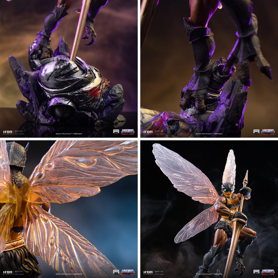 Buzz-Off - Masters Of The Universe Statue By Iron Studios -Iron Studios - India - www.superherotoystore.com