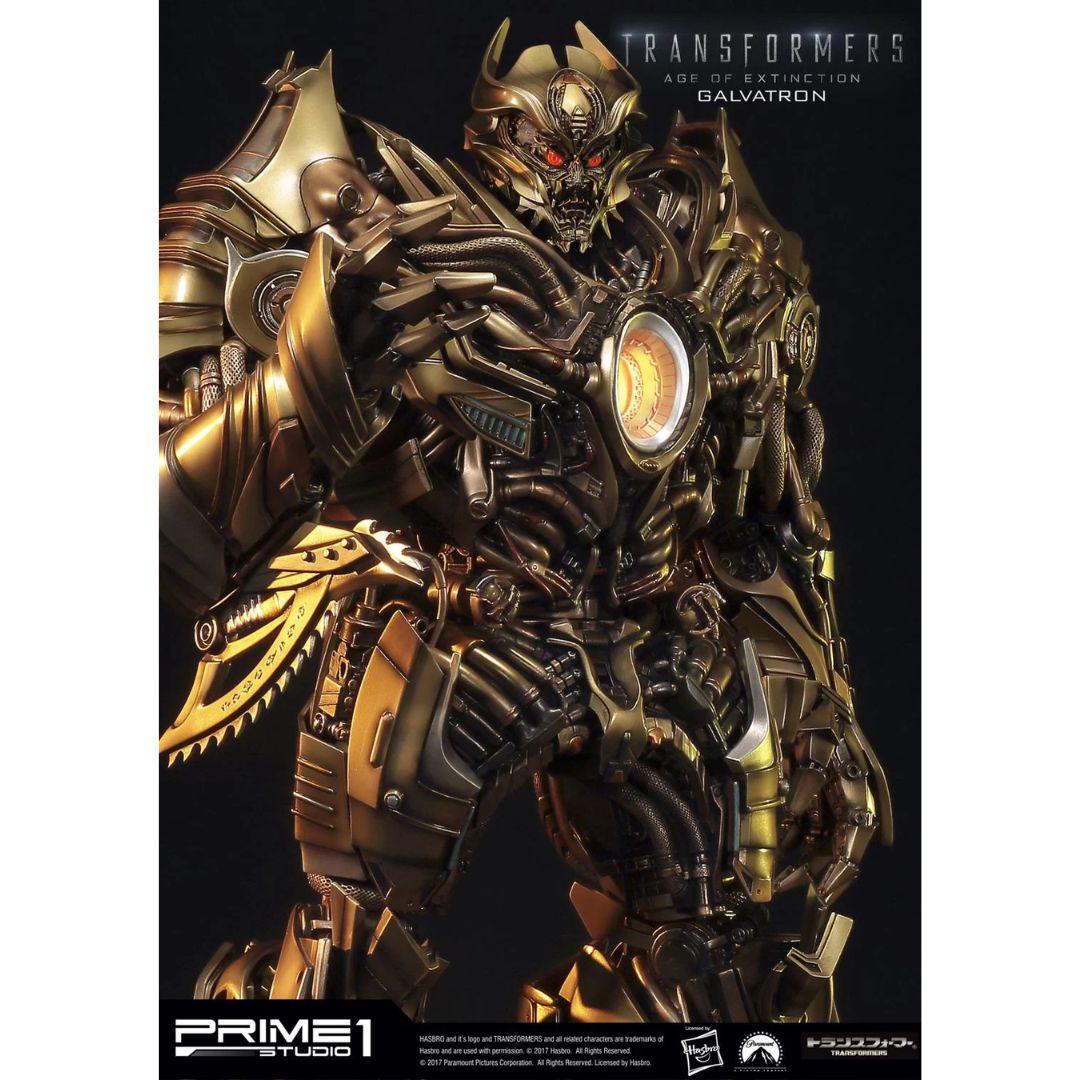 Transformers: Age Of Extinction (Film) Galvatron Gold Version Statue By Prime1 Studios -Prime 1 Studio - India - www.superherotoystore.com