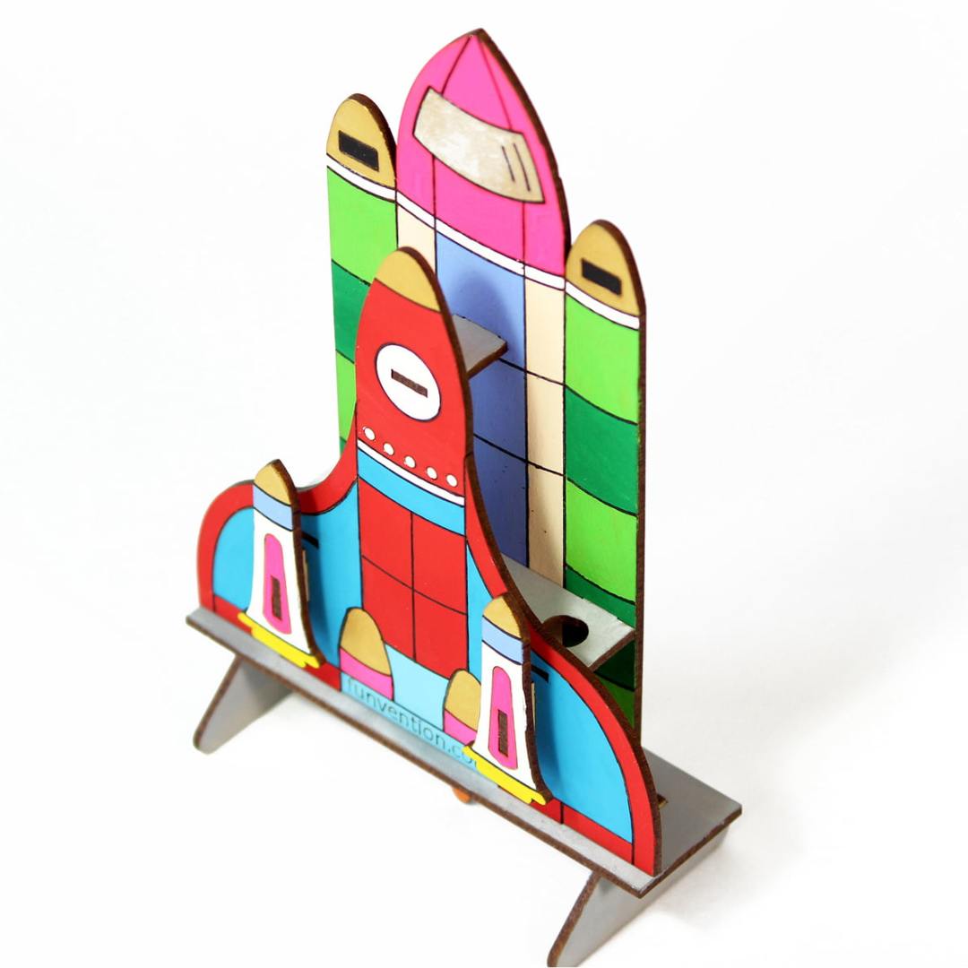 3D Coloring Model - Space Shuttle -Funvention - India - www.superherotoystore.com