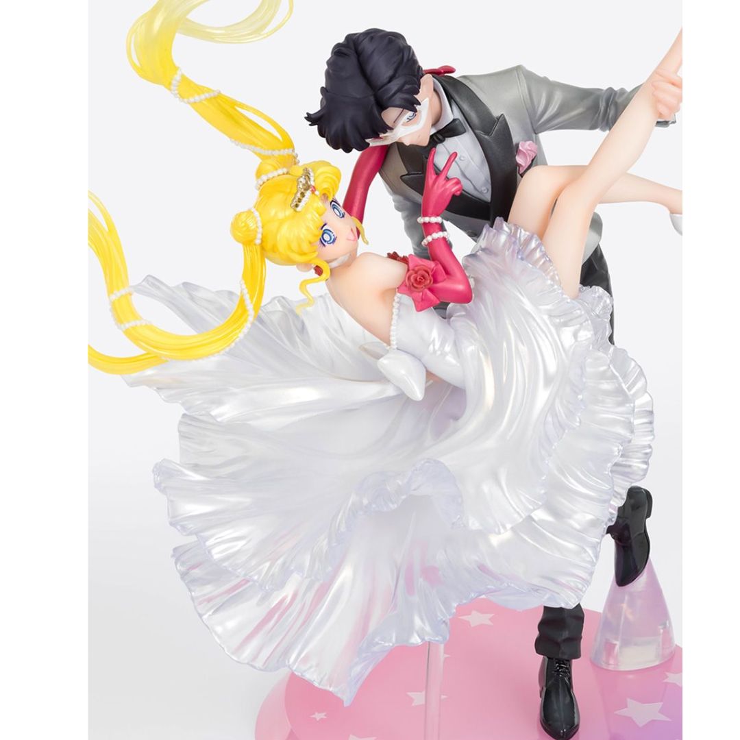 Sailor Moon Chouette Usagi & Tuxedo Mask [Moonlight Glow Edition] Figuarts Zero By Tamashii Nations