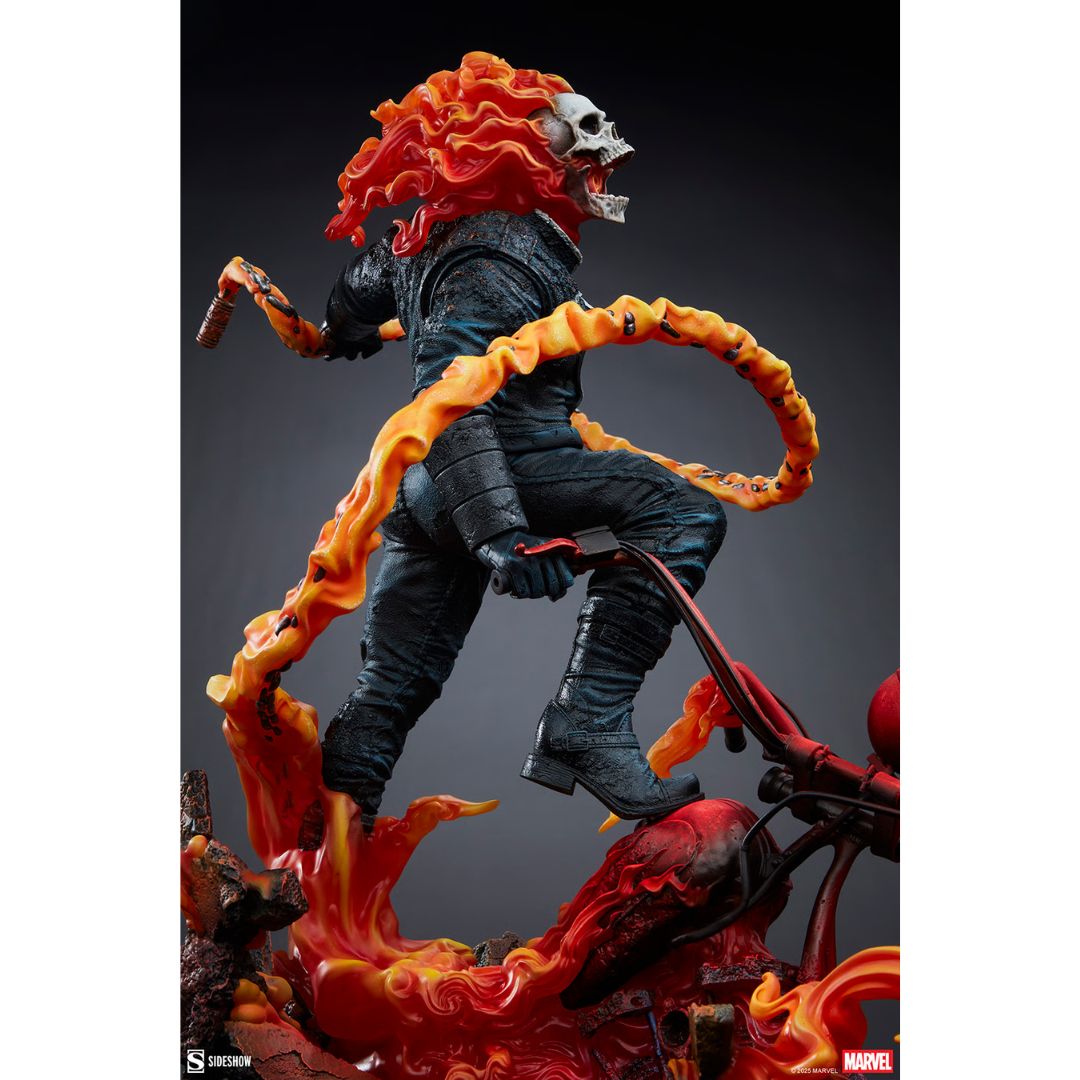 Ghost Rider (Classic Variant) Premium Format By Sideshow Collectibles -Sideshow Collectibles - India - www.superherotoystore.com