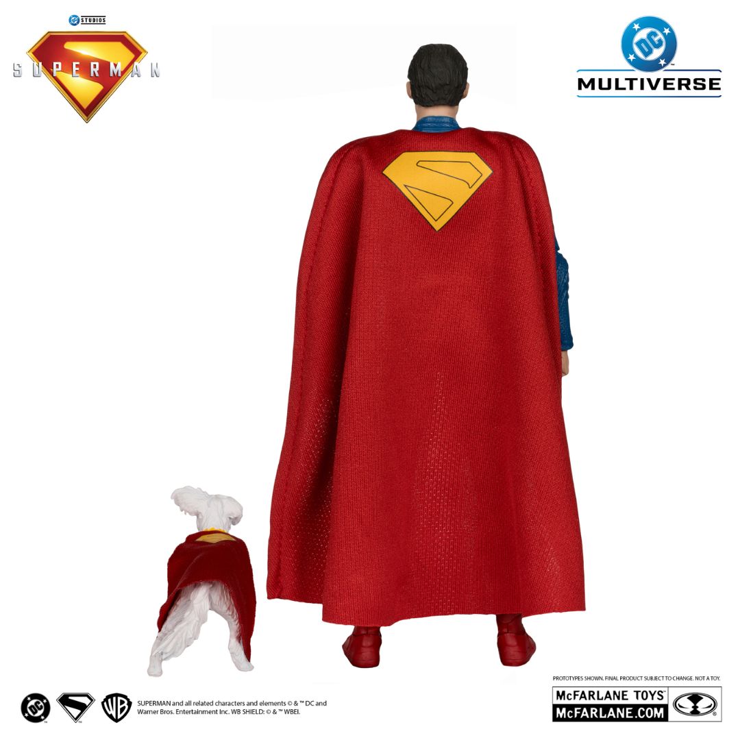 Superman With Krypto The Super Dog (Superman Movie) Deluxe Action Figure By Mcfarlane Toys -McFarlane Toys - India - www.superherotoystore.com