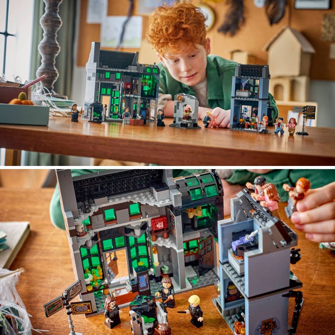 Harry Potter Knockturn Alley Wizarding Shops By Lego