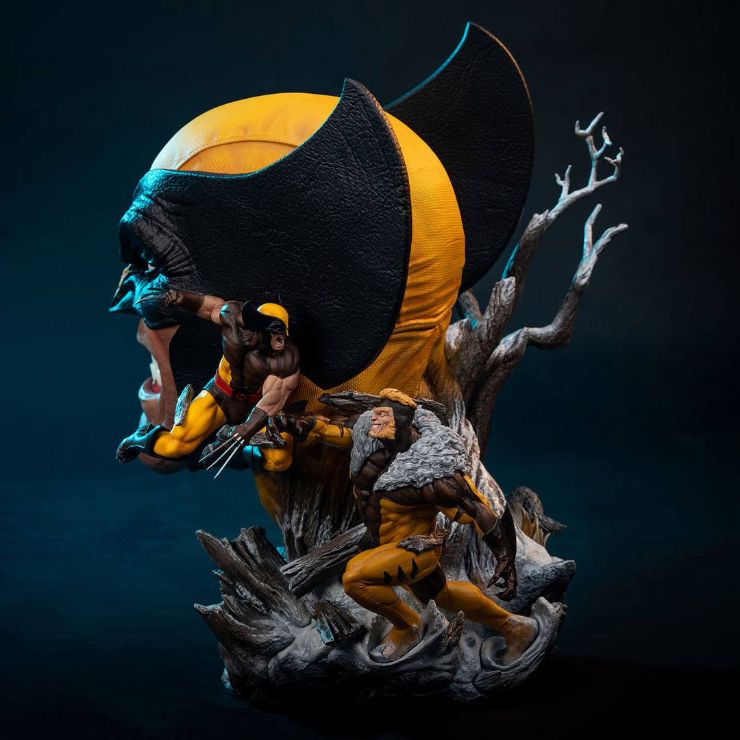 Wolverine Deluxe Edition Fine Art Bust Statue By Pcs Collectibles