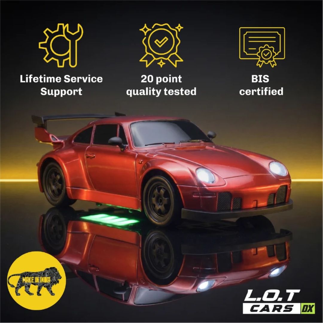 Flare – Remote Control Drifter 1:24 Scale Red Car By Legend Of Toys