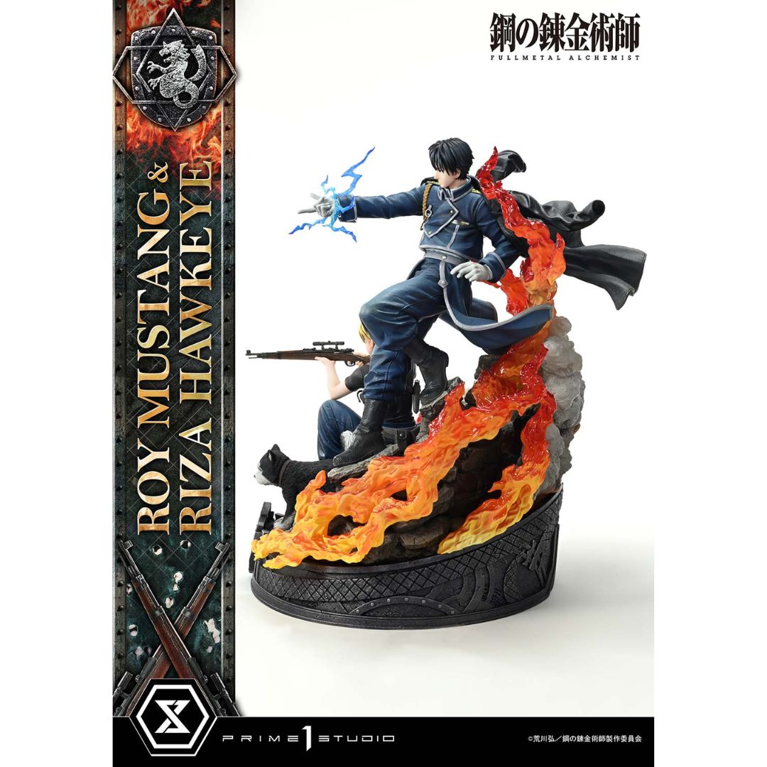 Fullmetal Alchemist Roy Mustang & Riza Hawkeye Dx Regular Version statue By Prime1 Studios -Prime 1 Studio - India - www.superherotoystore.com