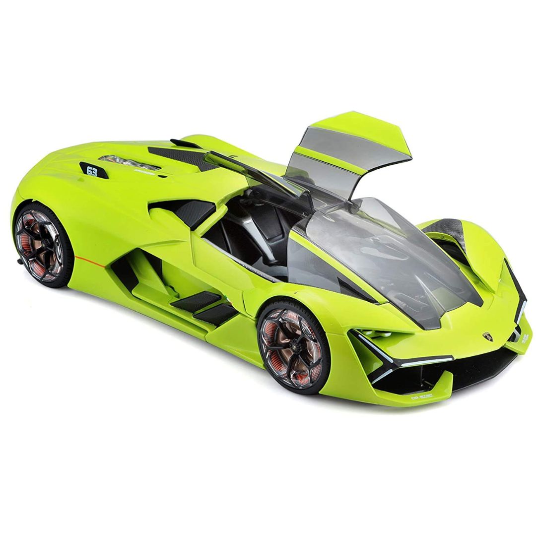 Green Lamborghini Terzo Millennio 1:24 Scale Die-Cast Car by Bburago -Bburago - India - www.superherotoystore.com