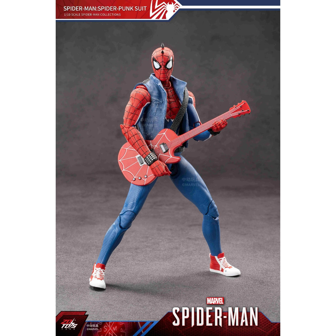 Spider-Man: Spider-Punk Suit Action Figure By Zd Toys