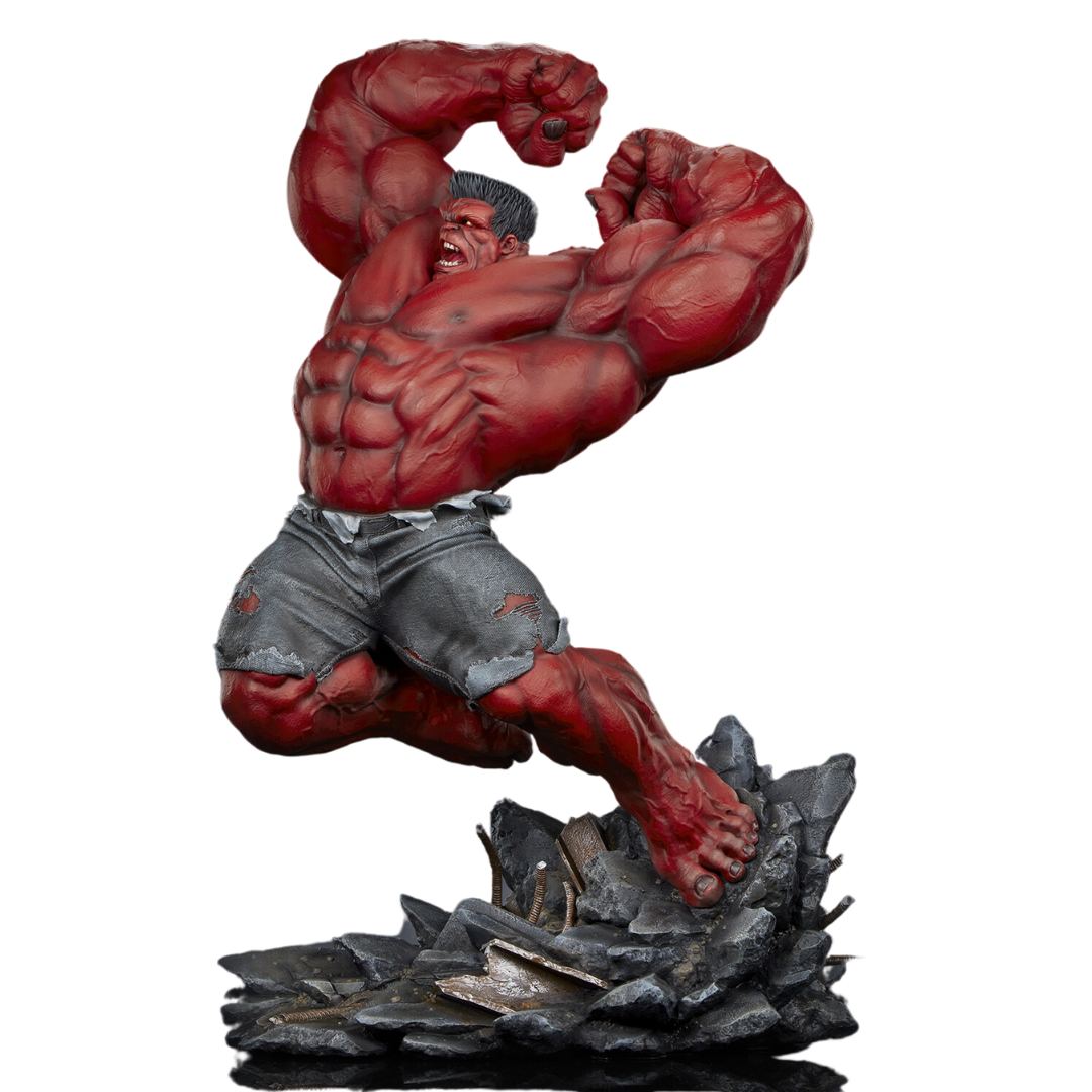 Red Hulk: Thunderbolt Ross Premium Statue Figure by Sideshow Collectibles -Sideshow Collectibles - India - www.superherotoystore.com